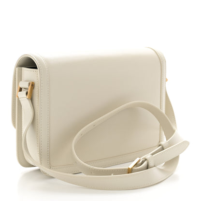 Saint Laurent Box Calfskin Monogram Medium Solferino Satchel Crema Soft 3 of 11