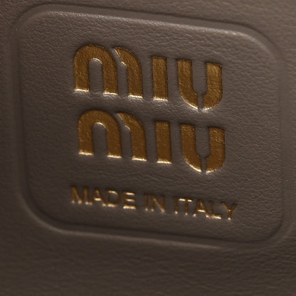 Miu Miu Fine Calf Shoulder Bag Argilla 6 of 10