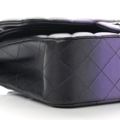 Chanel Calfskin Quilted Ombre Medium Double Flap Black 9 of 18