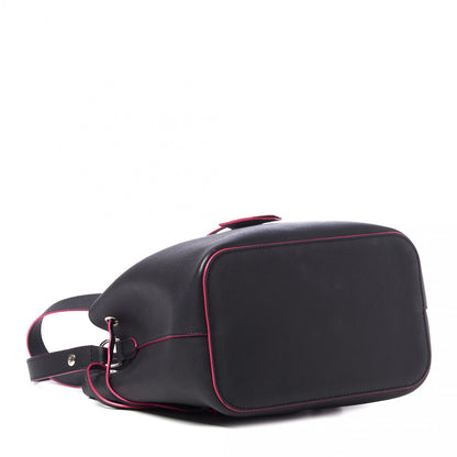 Louis Vuitton Calfskin Lockme Bucket Black 4 of 9