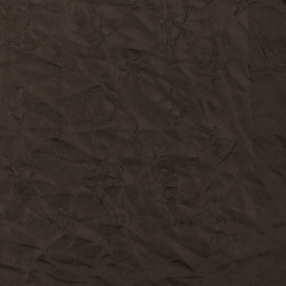Louis Vuitton Silk Monogram Square Scarf Brown 2 of 3