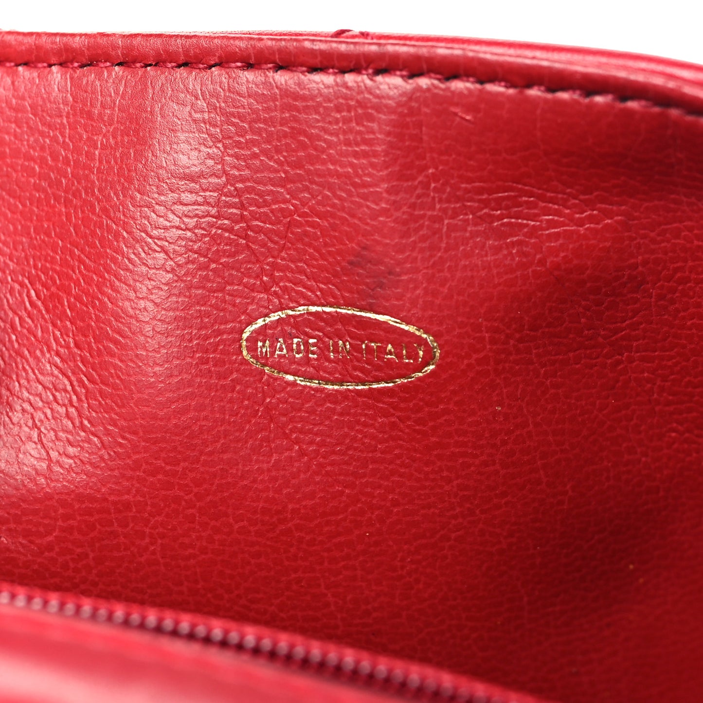 Lambskin Quilted Flap Waist Belt Bag 75 30 Red