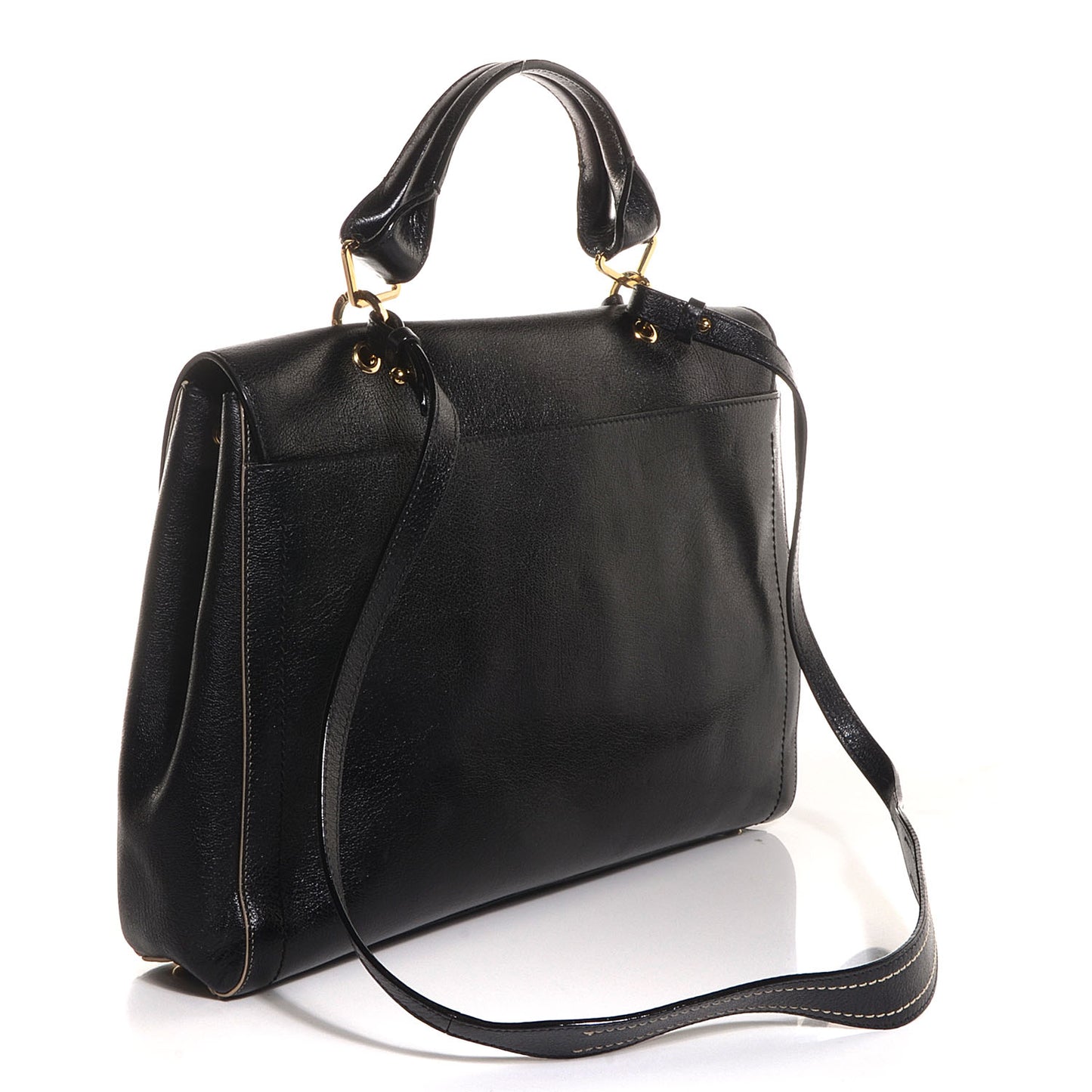 Goatskin 1984 Satchel Black