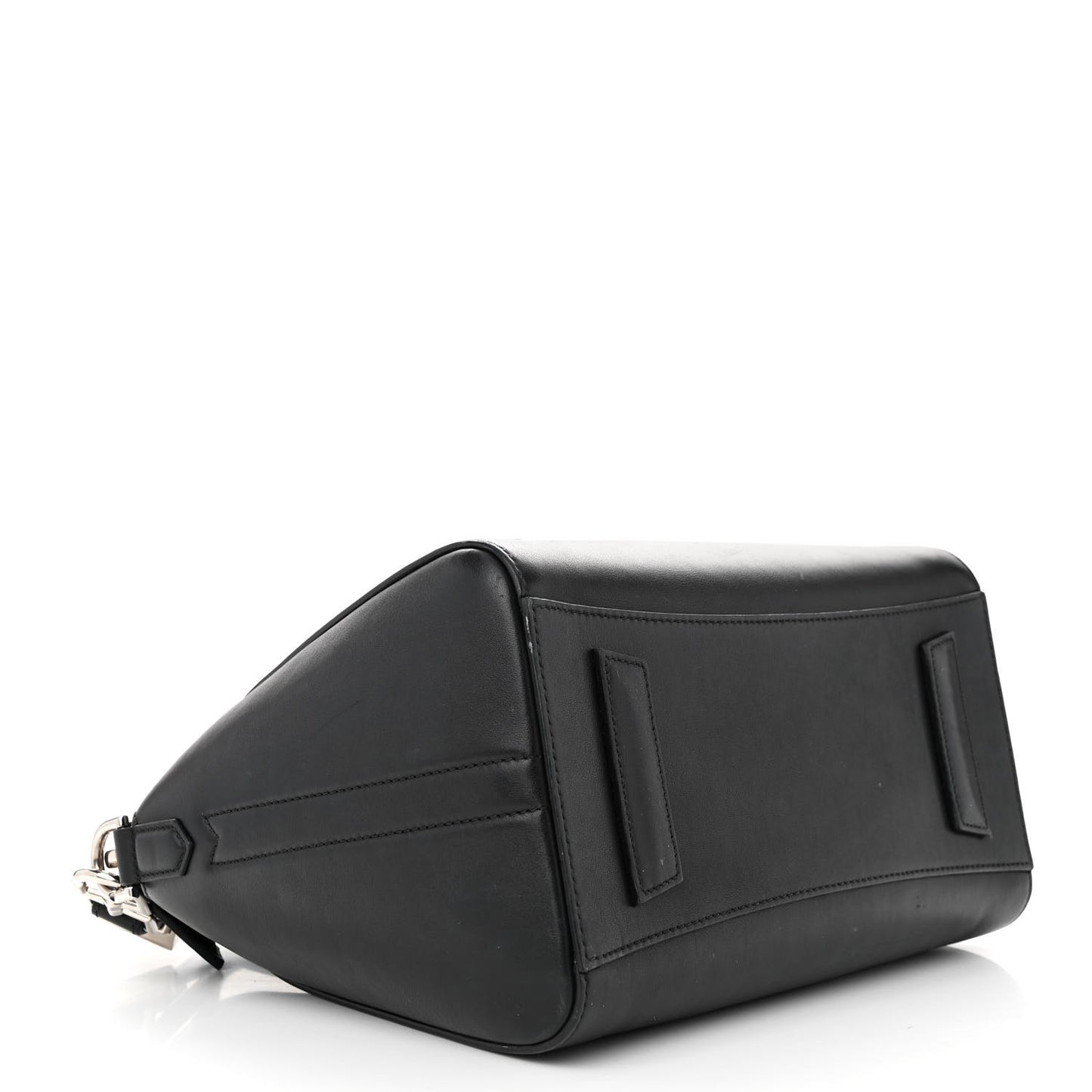 Calfskin Signature Logo Small Antigona Black