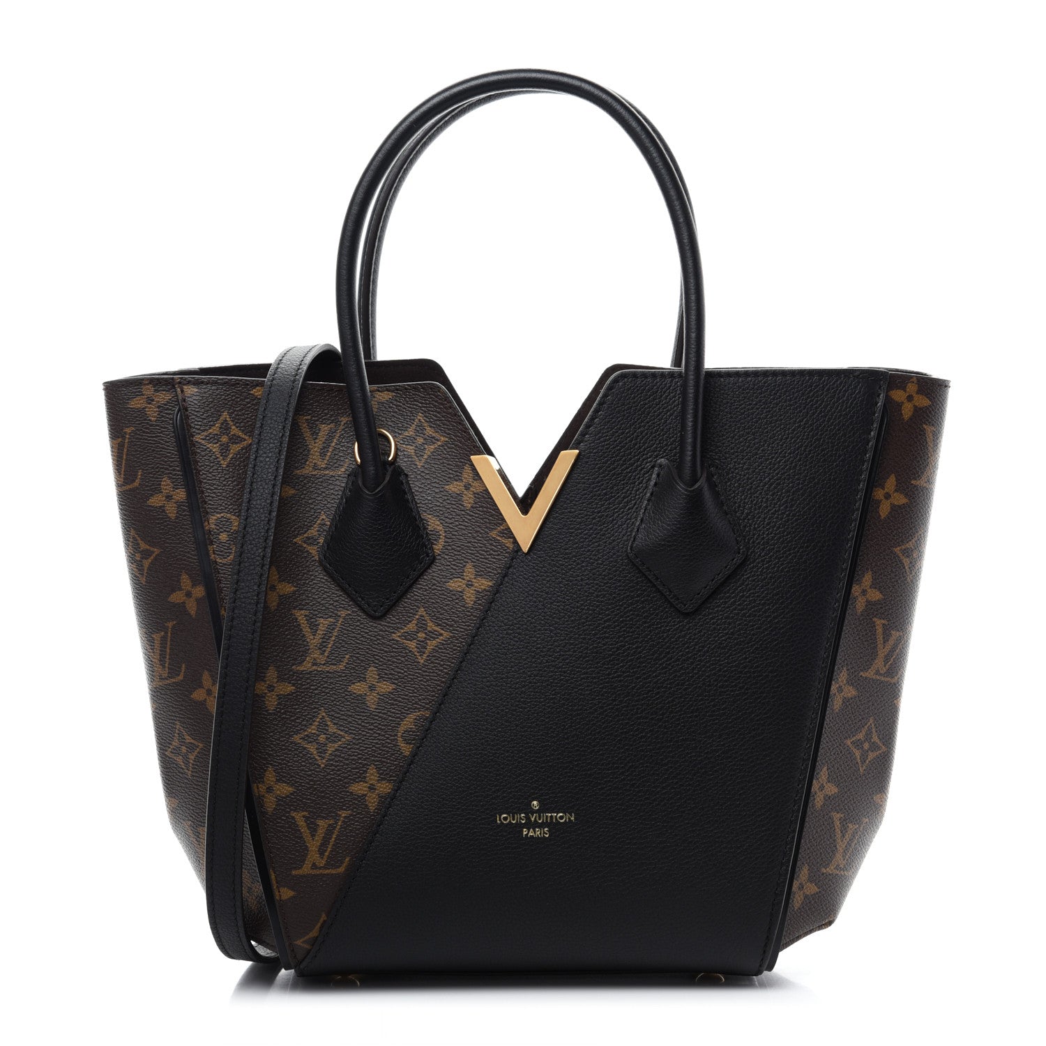 Louis Vuitton Calfskin Monogram Kimono Tote PM Black 1 of 11
