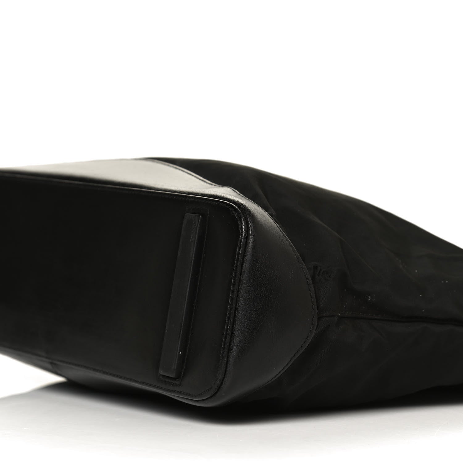 Prada Tessuto Nylon Soft Calf Tote Black 10 of 12