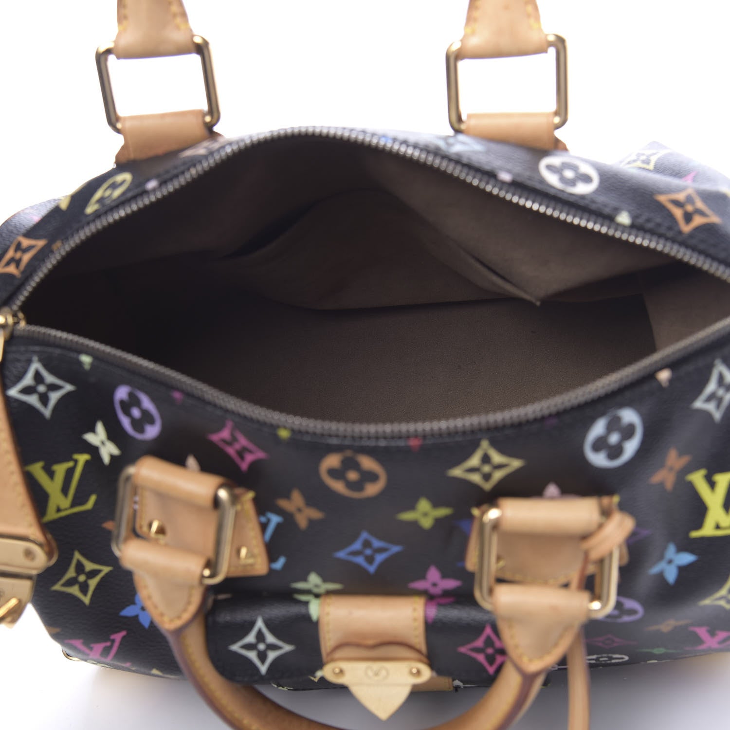 Louis Vuitton Monogram Multicolor Speedy 30 Black 5 of 9
