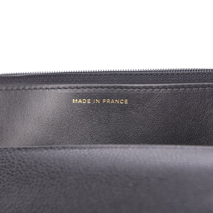 Chanel Calfskin Crochet 19 Wallet On Chain WOC Black 7 of 13