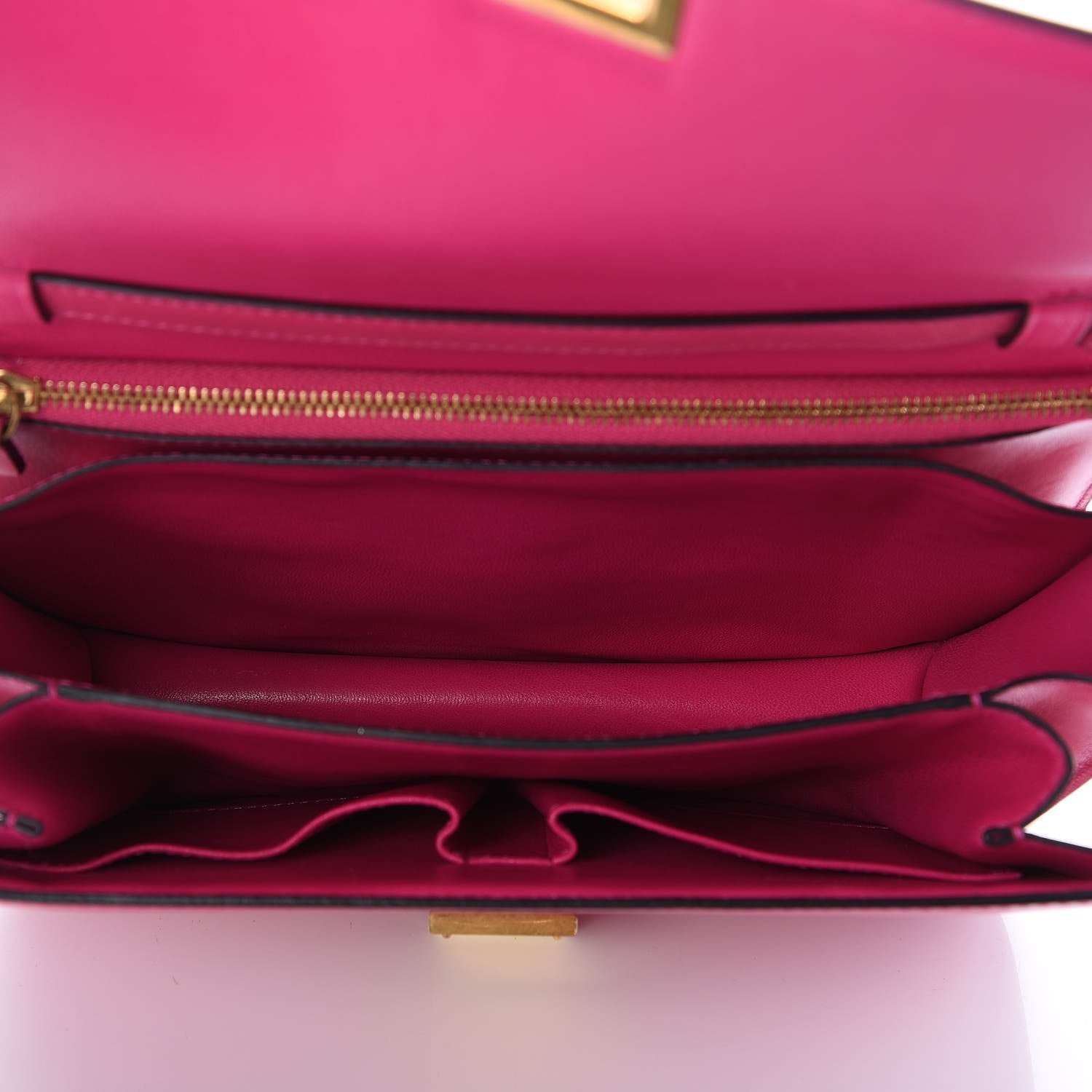Celine Box Calfskin Medium Classic Box Flap Bag Hibiscus 5 of 8