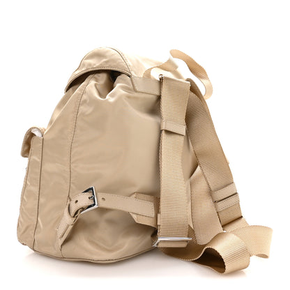 Prada Re-Nylon Saffiano Small Backpack Desert Beige 2 of 11