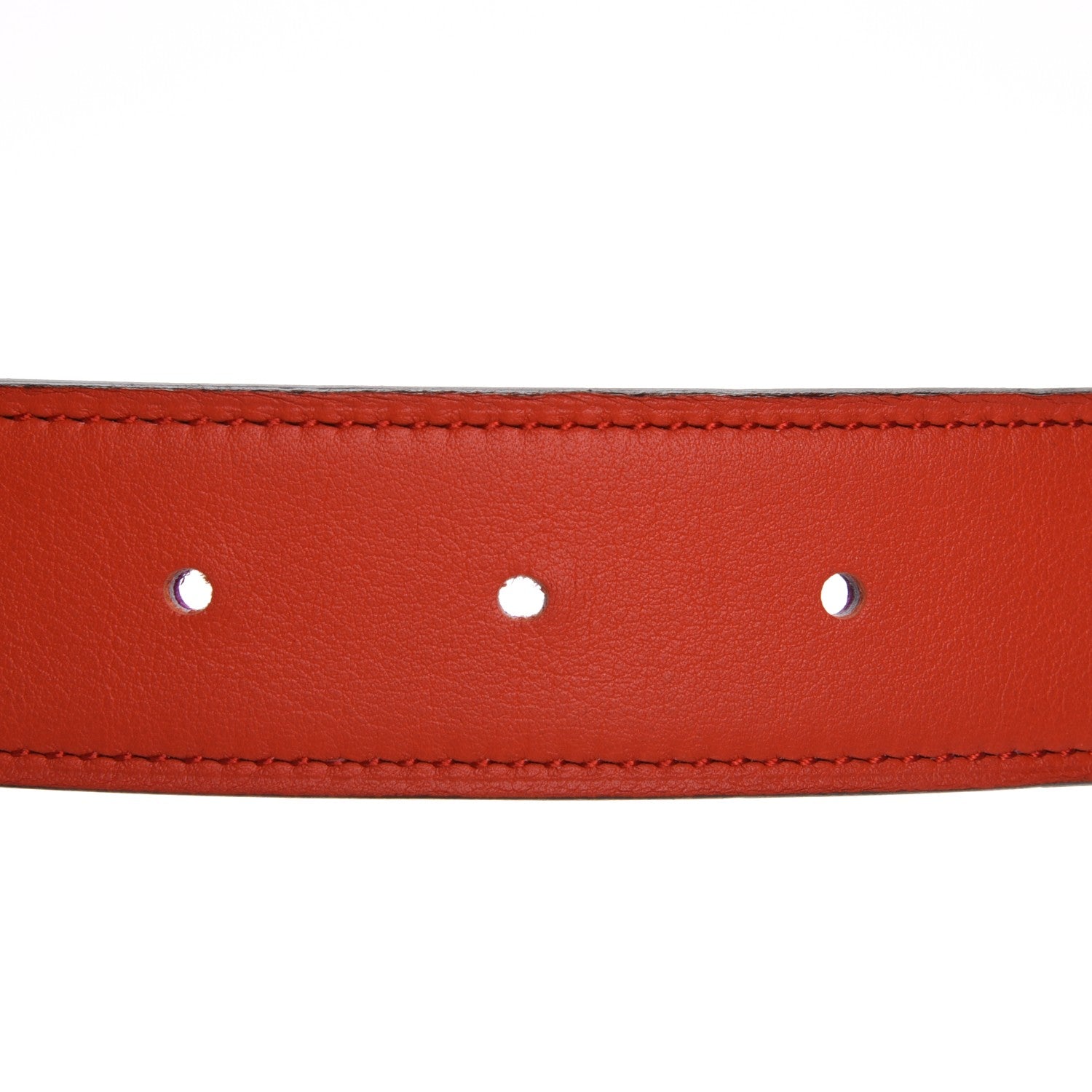 Hermes Epsom Swift 32mm Belt Strap 95 Anemone Capucine 5 of 6