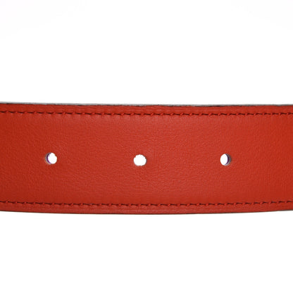 Hermes Epsom Swift 32mm Belt Strap 95 Anemone Capucine 5 of 6