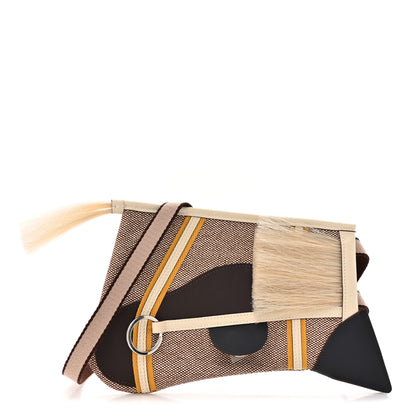 Hermes Cotton Calfskin Horsehair Grand Prix Bag Multicolor 1 of 10