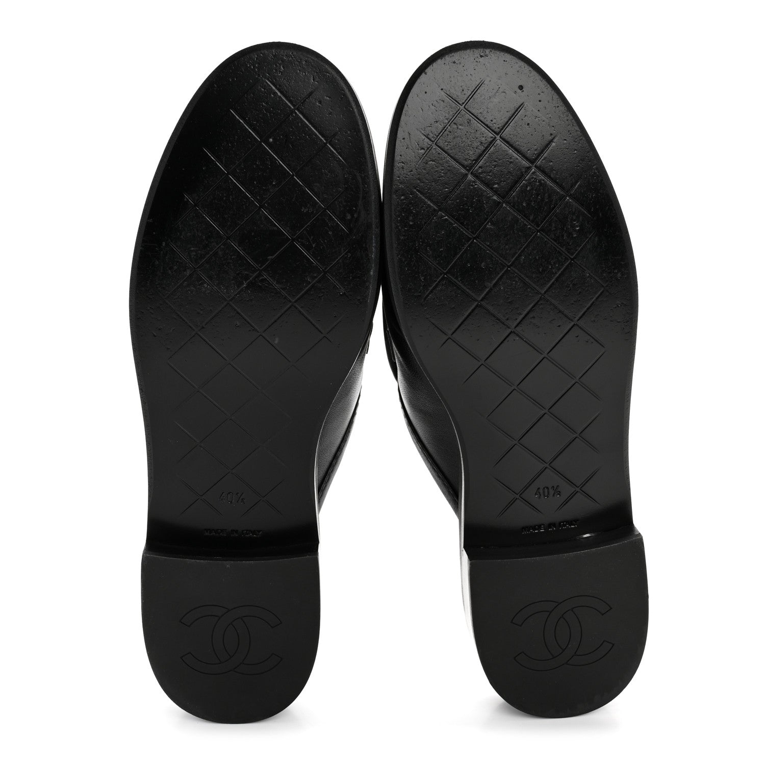 Chanel Lambskin Quilted CC Turnlock Mules 40.5 Black 6 of 11