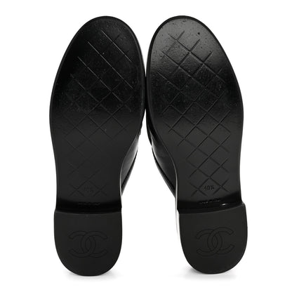 Chanel Lambskin Quilted CC Turnlock Mules 40.5 Black 6 of 11
