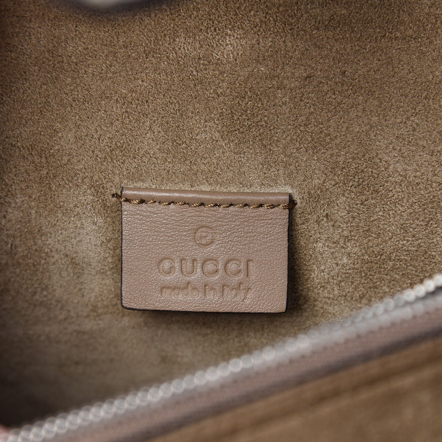 GG Supreme Monogram Small Dionysus Shoulder Bag Taupe