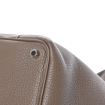 Hermes Taurillon Clemence Picotin Lock 18 PM Etoupe 9 of 12