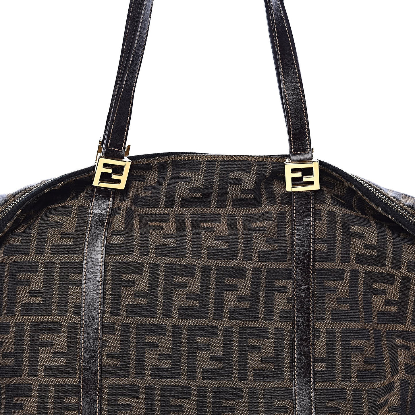 Zucca Large Zip Tote Tobacco