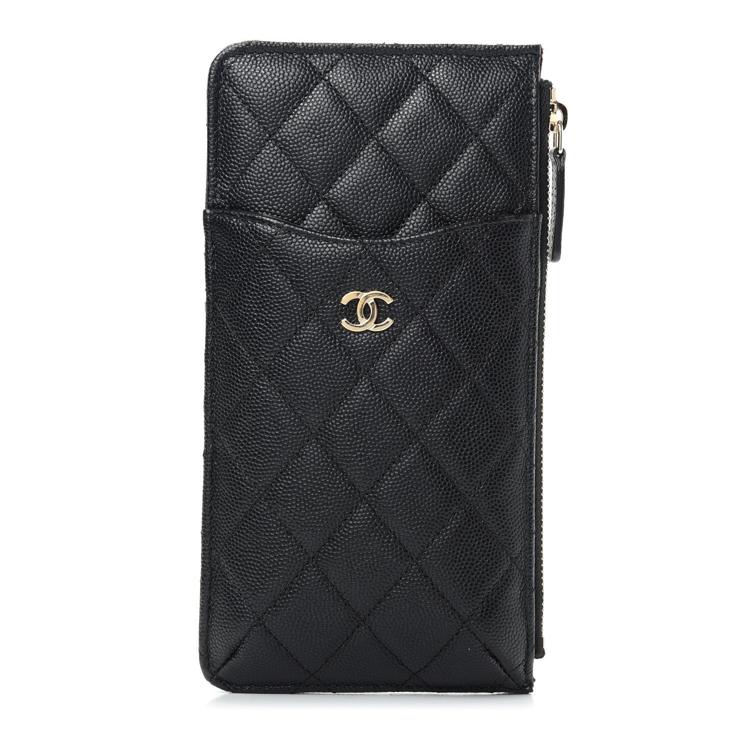 Chanel Caviar Quilted Classic iPhone Pouch Black 1 of 8