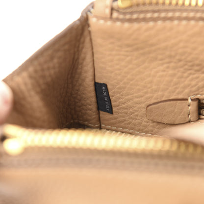 Prada Vitello Daino Large Double Zip Tote Sughero 9 of 11