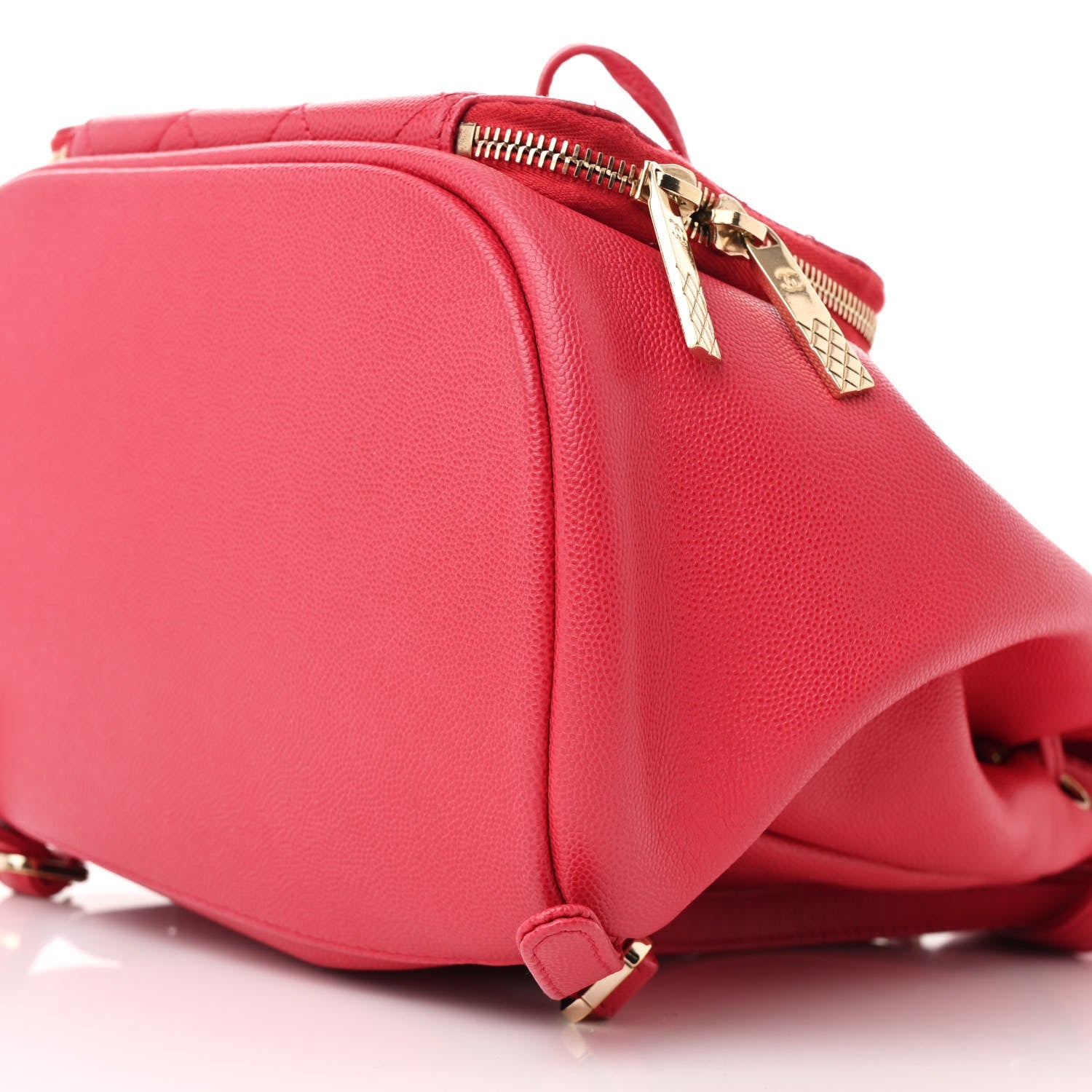 Chanel Caviar Quilted Mini Business Affinity Backpack Dark Pink 10 of 10