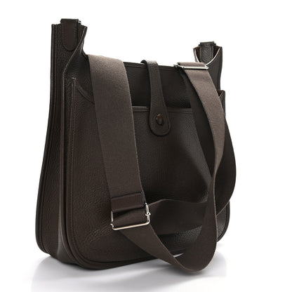 Hermes Taurillon Clemence Evelyne III GM Cafe 2 of 8
