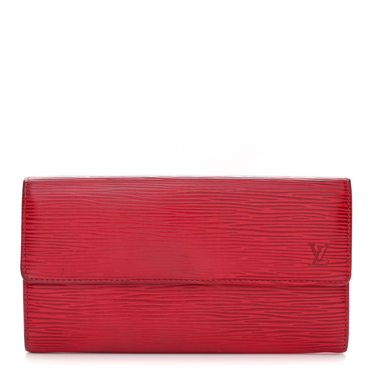 Louis Vuitton Epi Porte Tresor International Wallet  Castillan Red 1 of 7