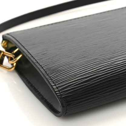 Louis Vuitton Epi Pochette Accessories 24 Black 7 of 8
