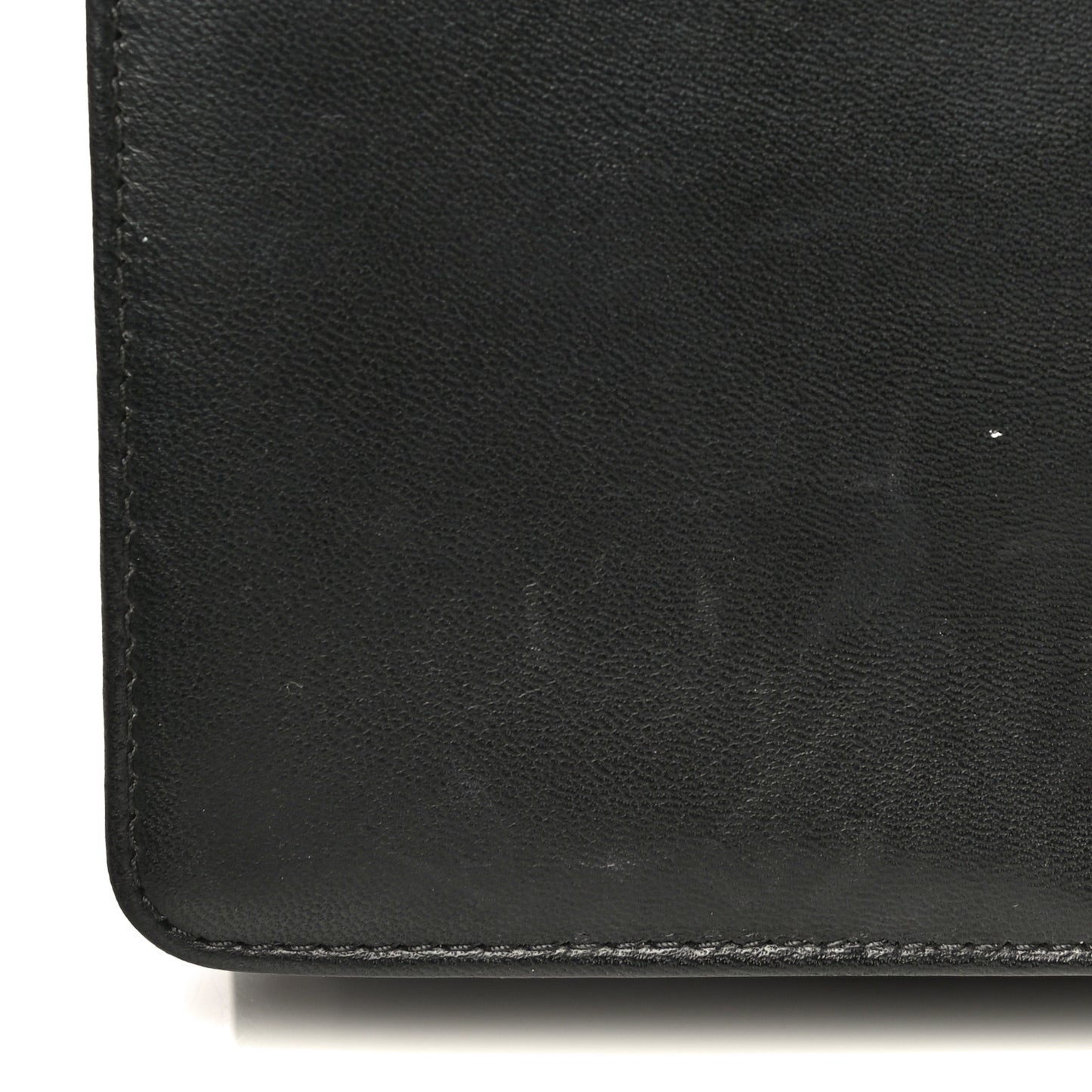 Lambskin Quilted Small Boy Flap Black