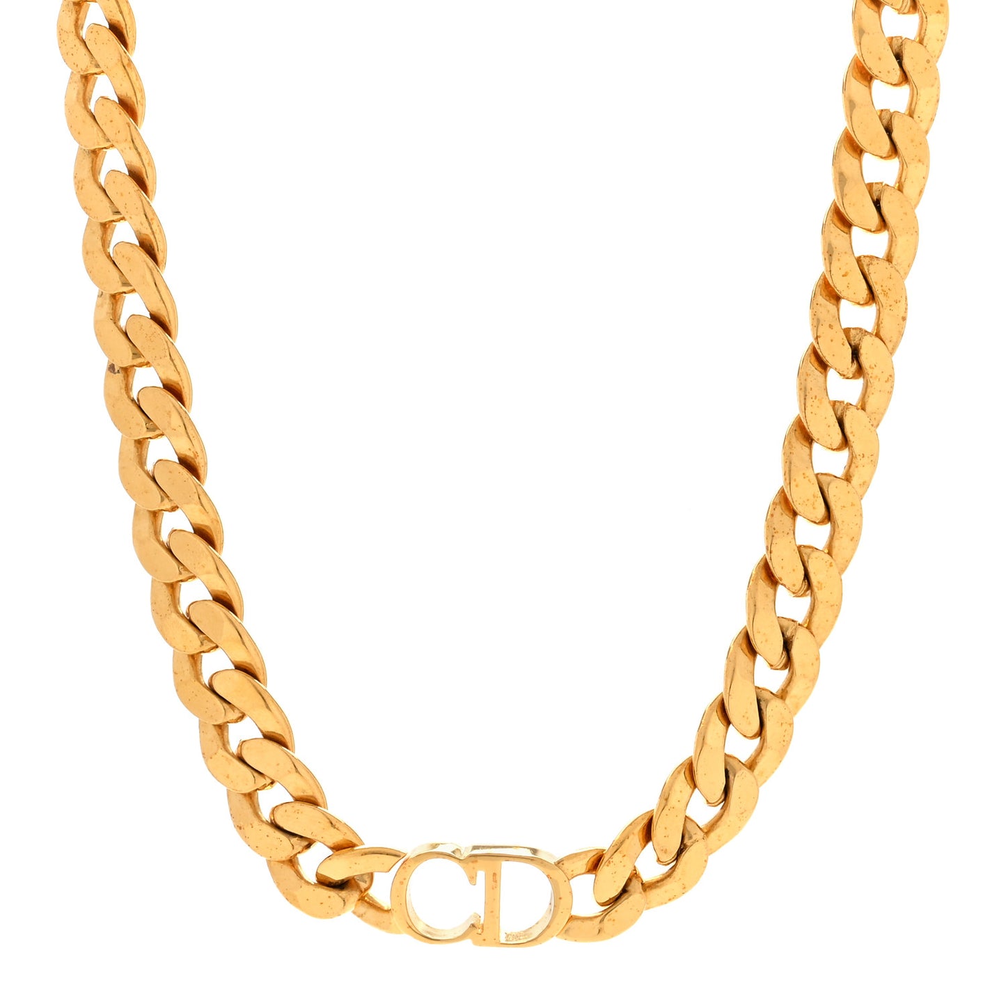 Metal Danseuse Etoile Chain Choker Necklace Gold