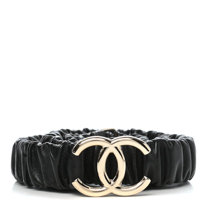 Chanel Lambskin CC Belt 80 Black 1 of 4