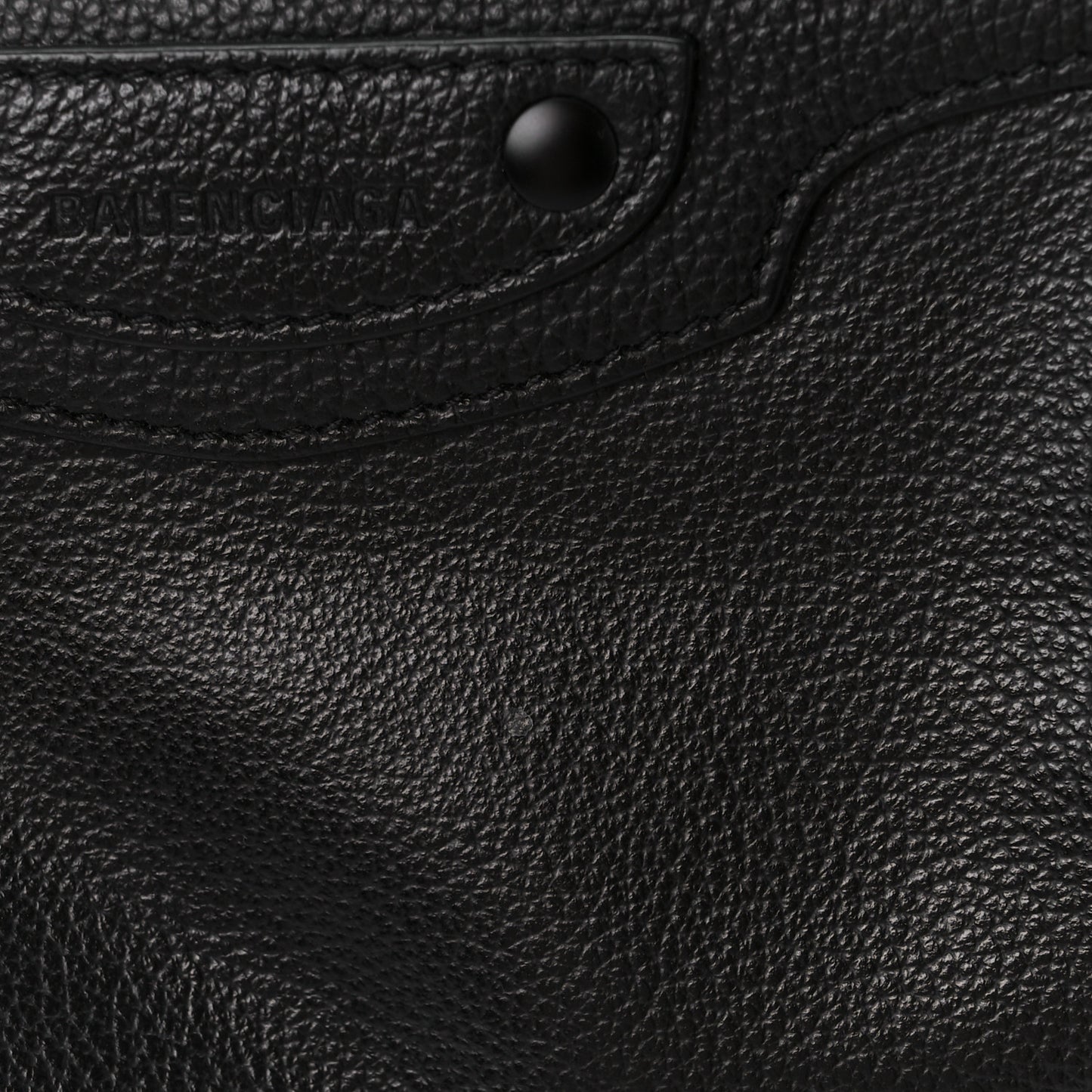 Grained Calfskin Neo Classic Black Hardware S City Black