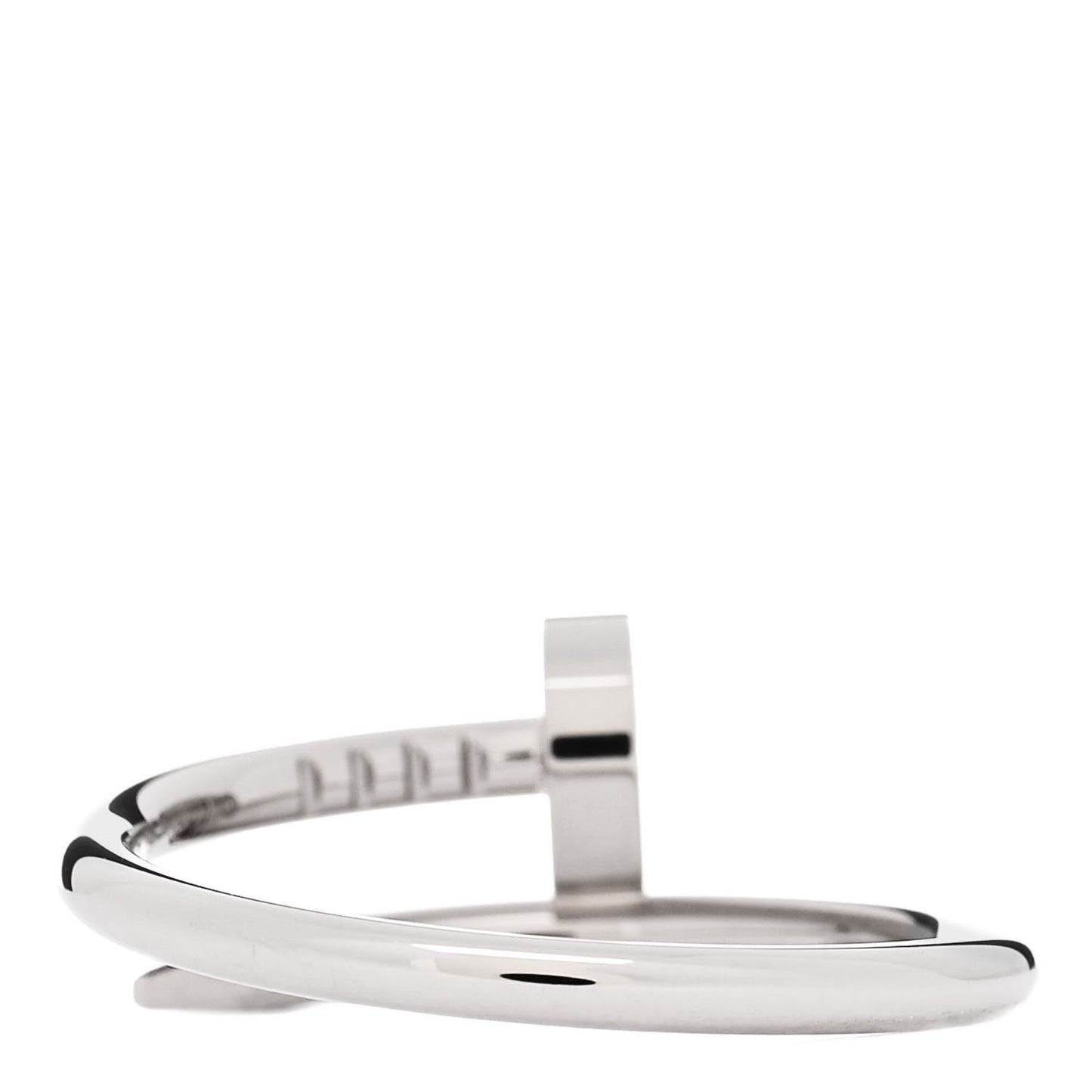 18K White Gold Small Juste Un Clou Ring 50 5.25