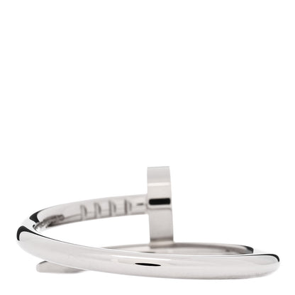 Cartier 18K White Gold Small Juste Un Clou Ring 50 5.25 3 of 5