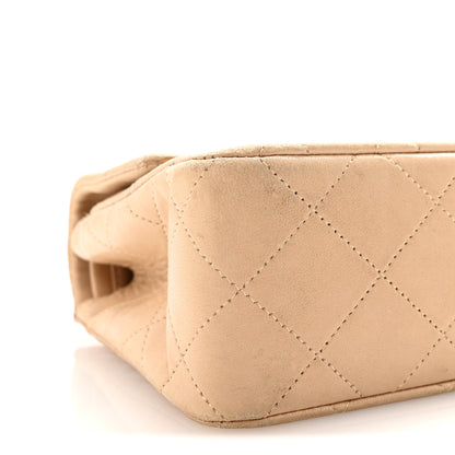 Chanel Lambskin Quilted Small Double Flap Beige 8 of 10