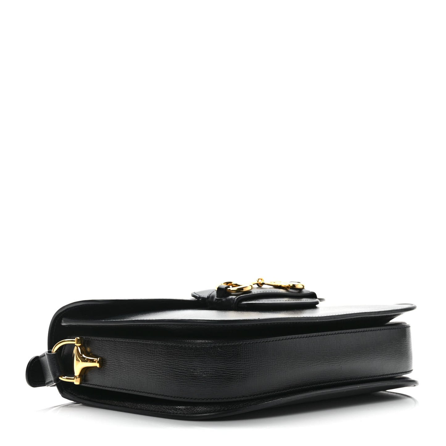 Azalea Calfskin Horsebit 1955 Shoulder Bag Black