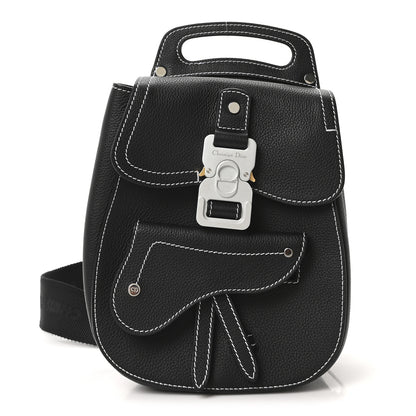 Christian Dior Grained Calfskin Mini Gallop Sling Bag Black 1 of 10