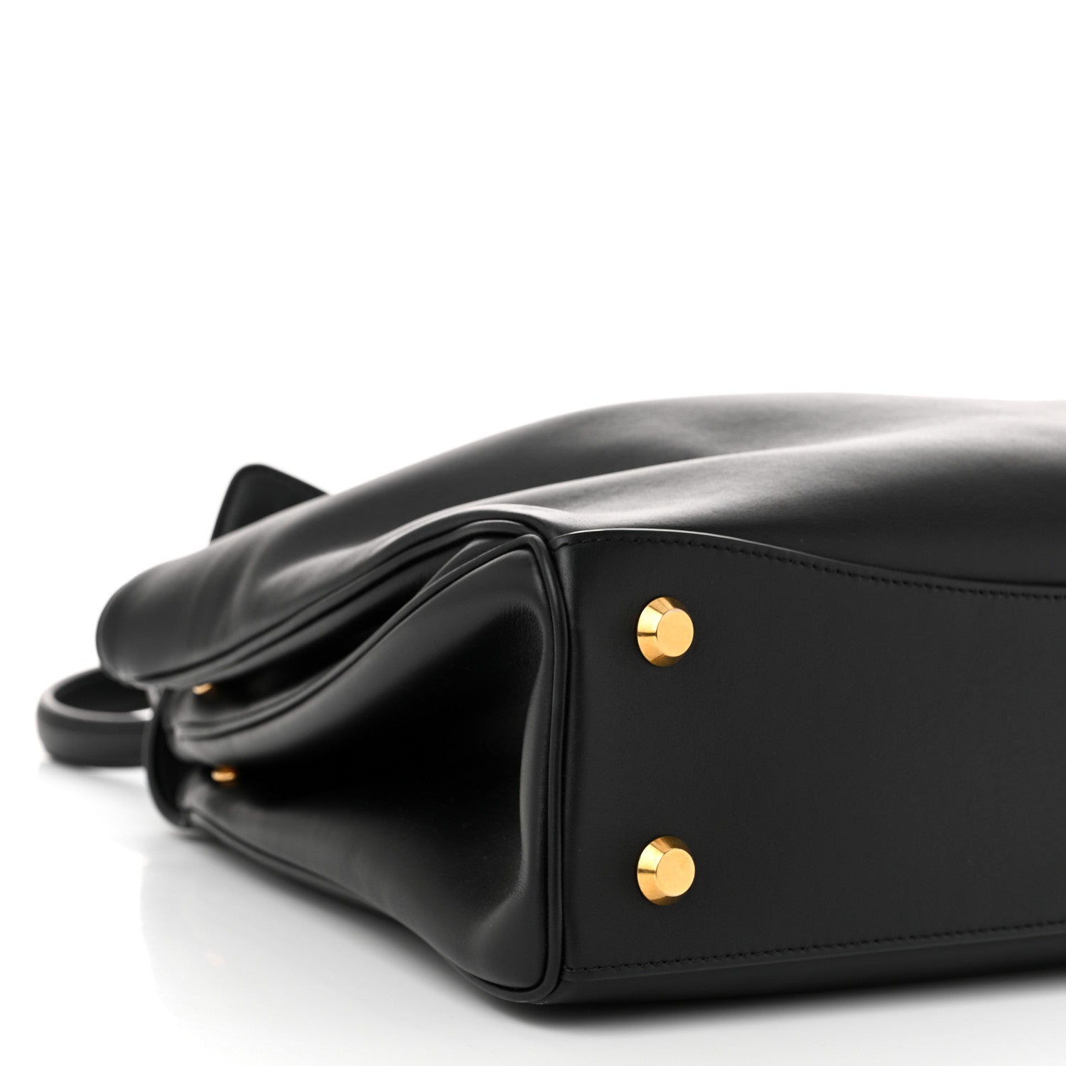 Balenciaga Natural Smooth Calfskin Medium Rodeo Top Handle Handbag Black 10 of 12