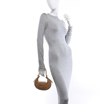 Fendi Vitello King Mini Cookie Hobo Bag Miele Scuro 2 of 10