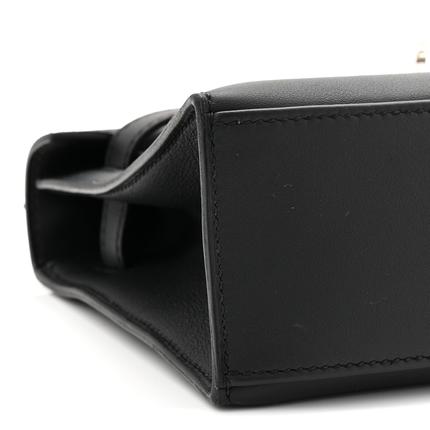 Hermes Swift Kelly Pochette Clutch Black 9 of 11