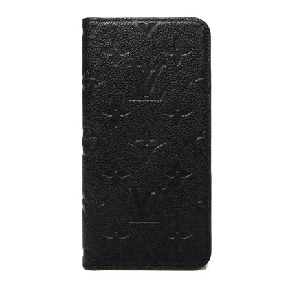 Louis Vuitton Empreinte iPhone XS Max Folio Case Black 1 of 6