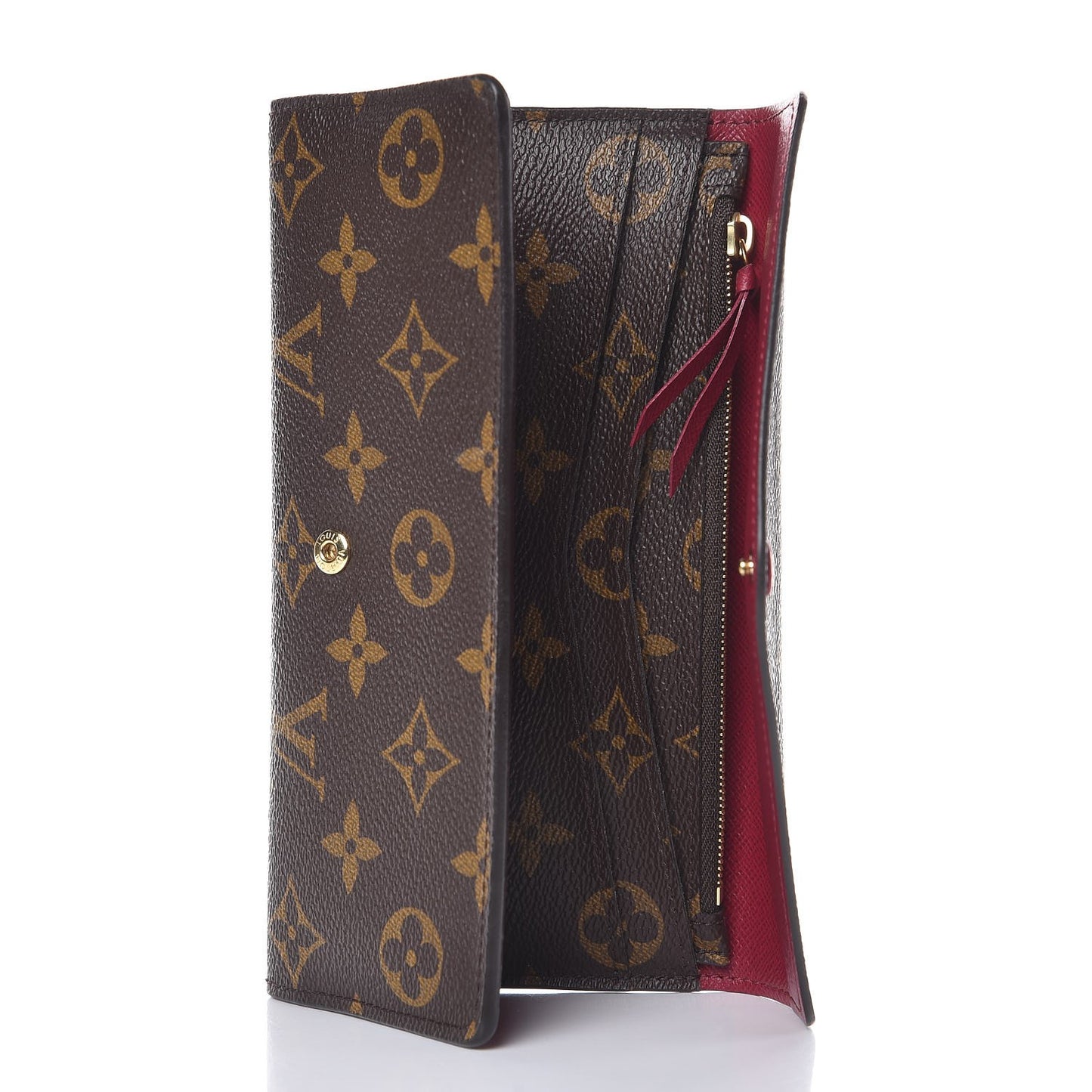 Monogram Josephine Wallet Fuchsia