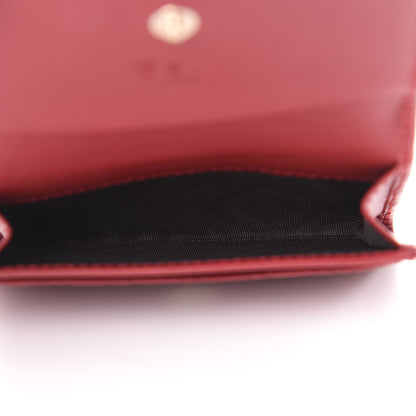 Gucci Microguccissima Card Case Hibiscus Red 5 of 7