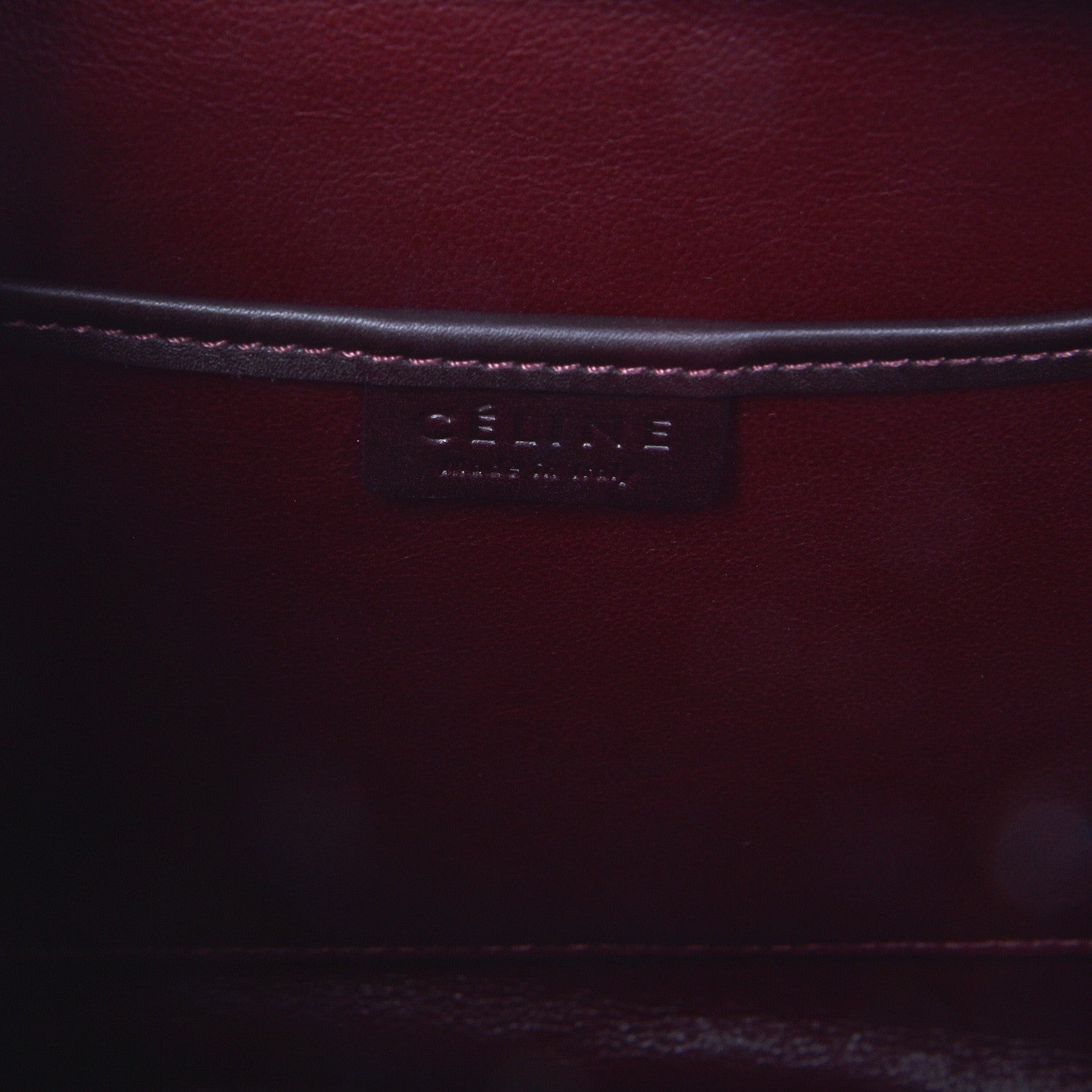Celine Satin Calfskin Nano Tri-Color Luggage Orchid 7 of 8