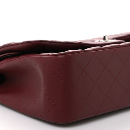 Chanel Lambskin Quilted Jumbo Double Flap Burgundy 9 of 10