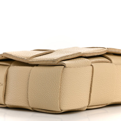 Bottega Veneta Grained Calfskin Maxi Intrecciato Cassette Crossbody Bag Porridge 9 of 14