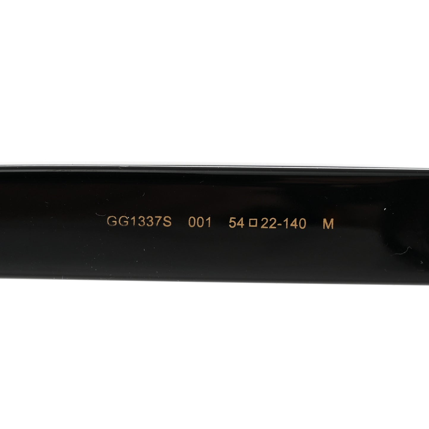 Acetate Square Frame Sunglasses GG1337S Black