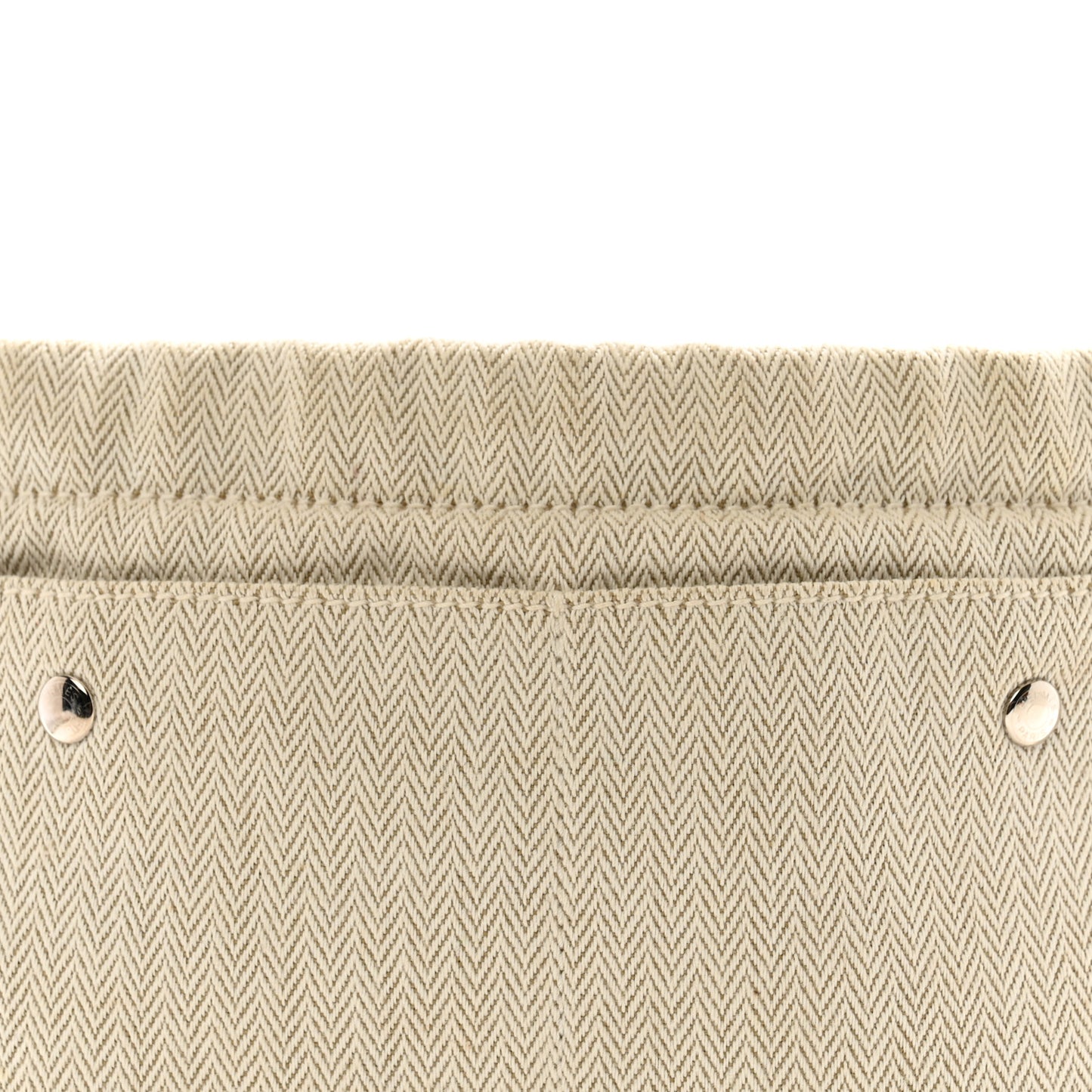 Canvas Barenia Fourbi 25 MM Pouch Naturel Fauve