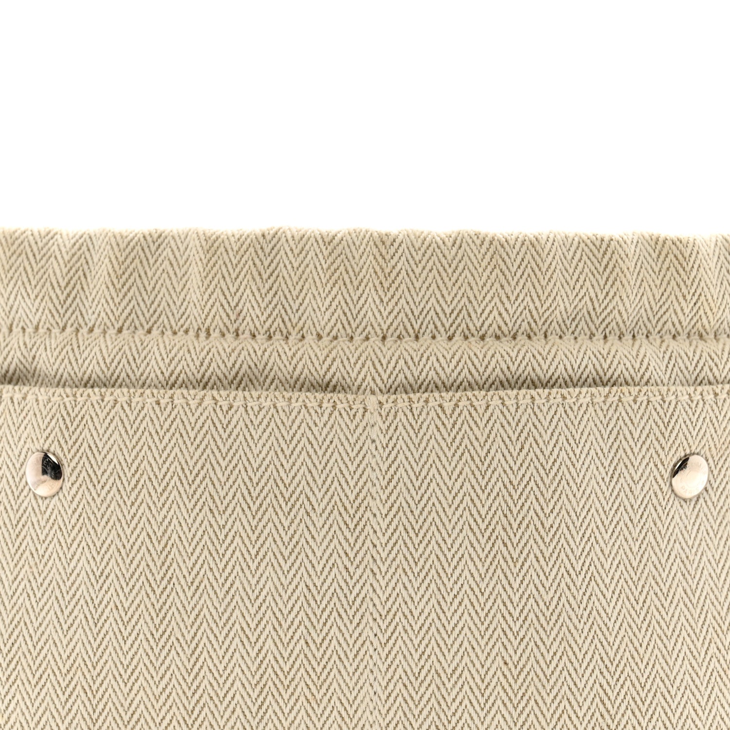 Hermes Canvas Barenia Fourbi 25 MM Pouch Naturel Fauve 9 of 14