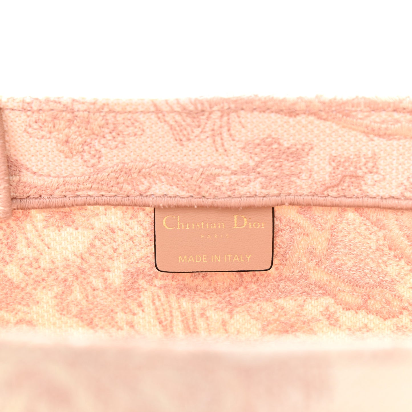 Canvas Embroidered Medium Dioriviera Toile De Jouy Book Tote Rose